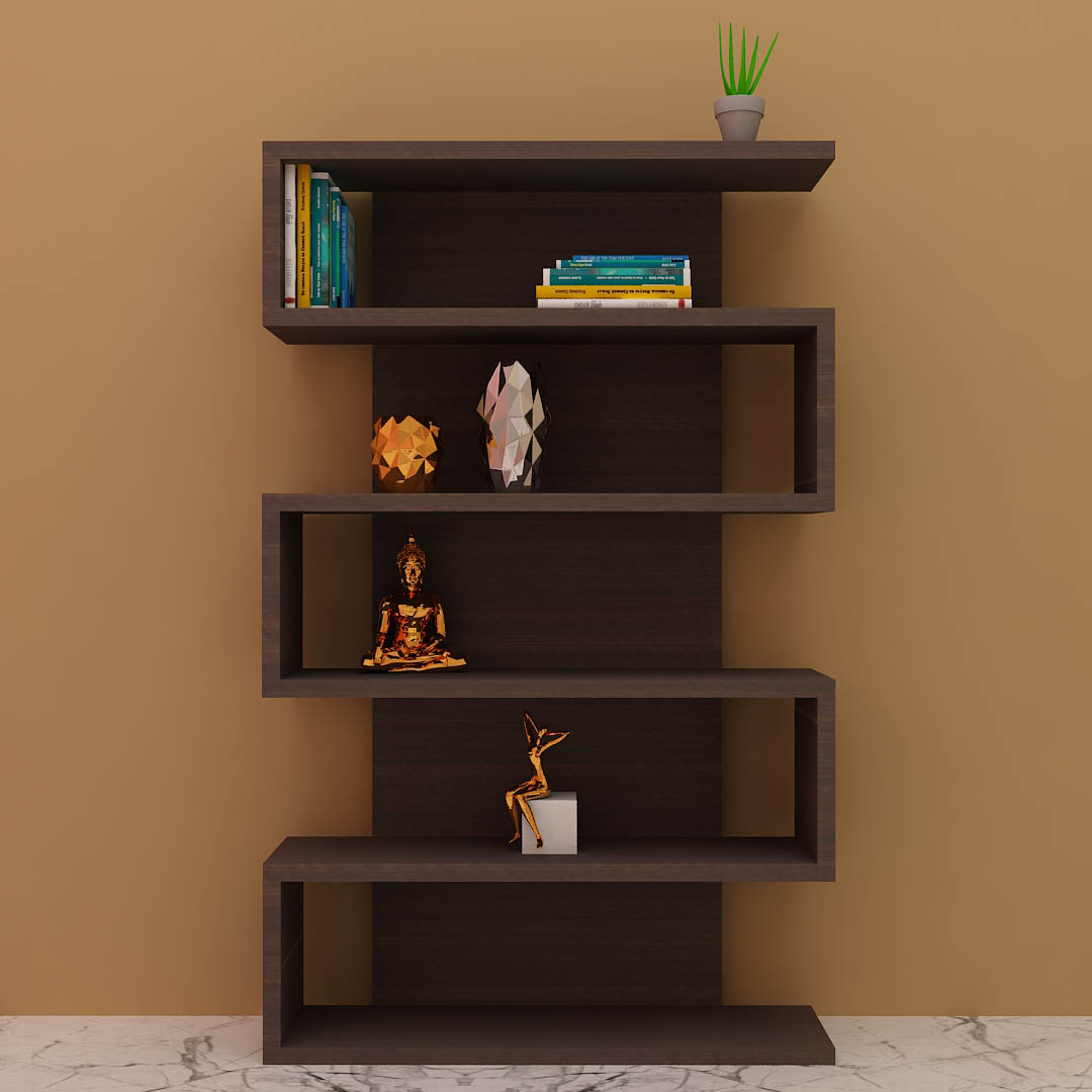 Modern S Shape Floating Wall Shelf