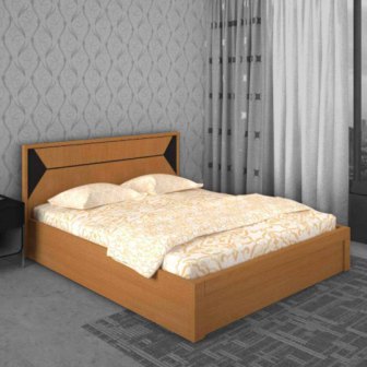 Queen Size Bed (In Bavarian & Graphite Grey)