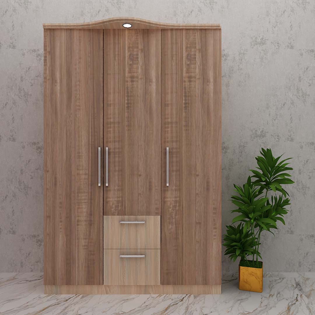 New Stylish  wooden 3 door wardrobe In Enghlish Oak dark