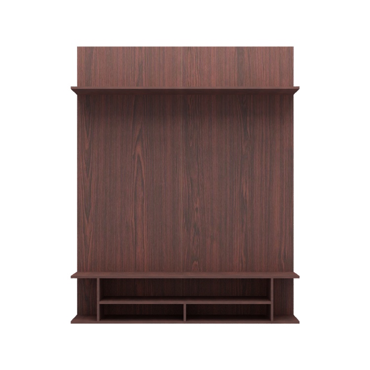 Simple Modern Tv Unit with Open Shelf (In Rose Wood)