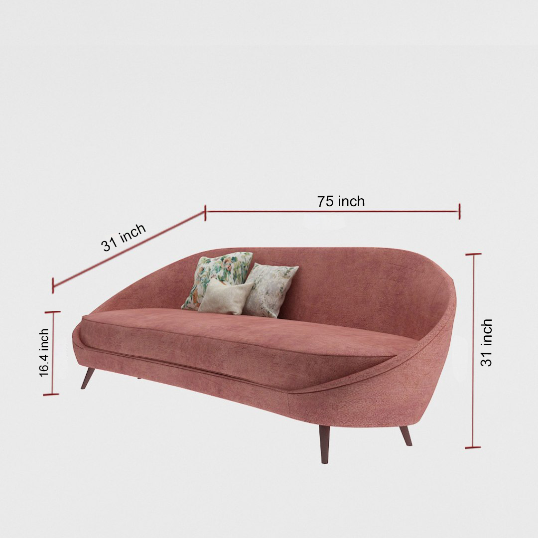 3 Seater Sofa (In cardinal Color)