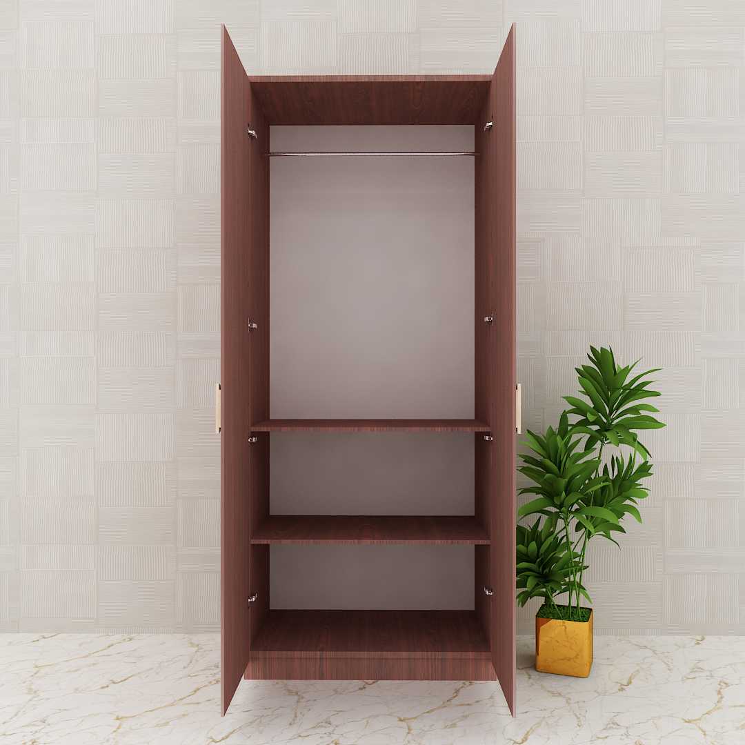 Small Engineering Wood Storage Cabinet in Rose Wood