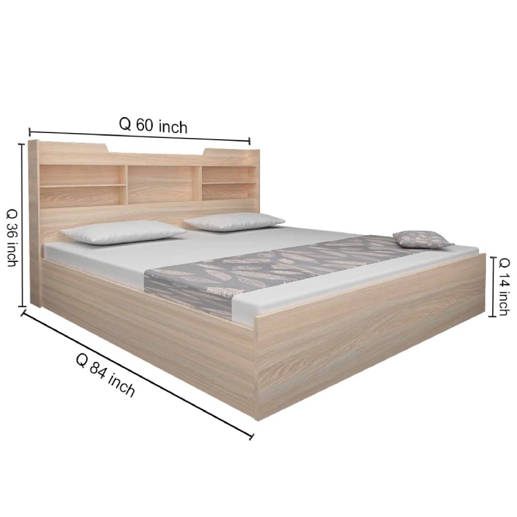 Queen Size Bed (In Rolex Light)
