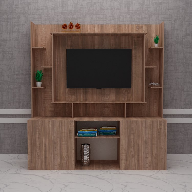 Entertainment Unit (In English Oak Dark)