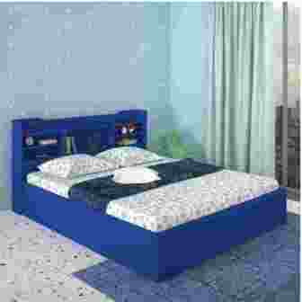 Queen Size Bed(In Blue Finish)