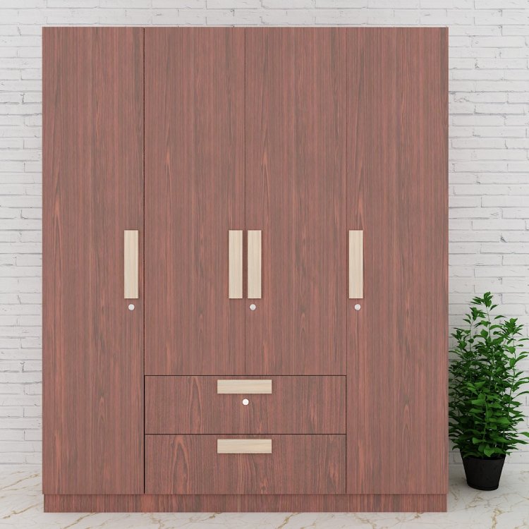 4 Door Wardrobe (In Rose Wood )