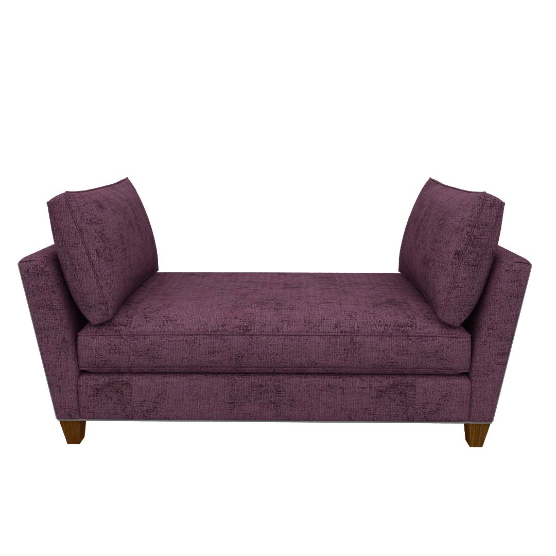 2 Seater Lounge In Purple
