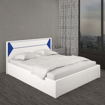 King Size Beds (In Frosty White)