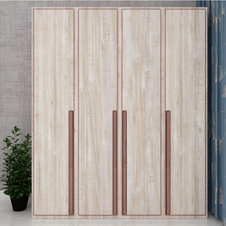 Classic 4 Door Wardrobe In English Oak Light