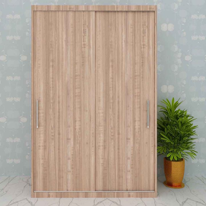 Sliding Wardrobe In English Oak Dark