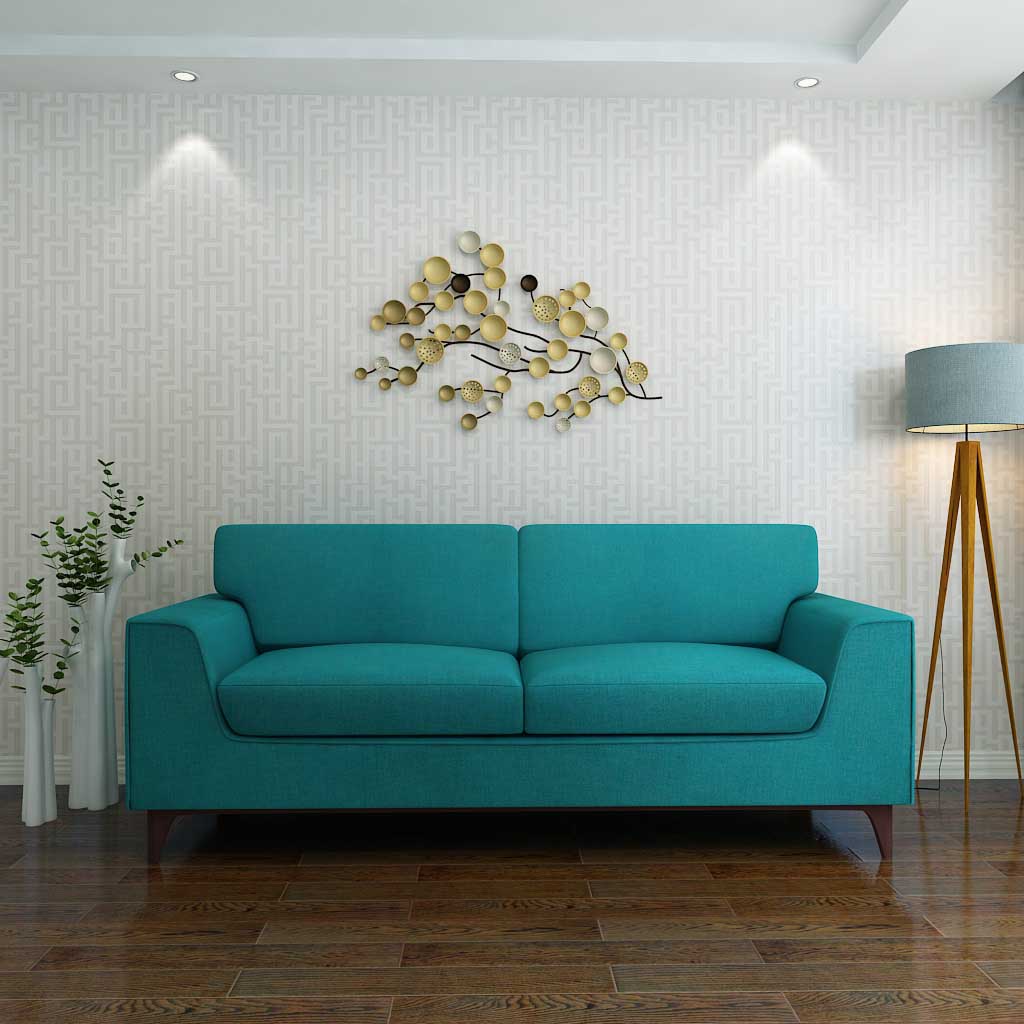 3 Seater Sofa (In Light Sea Green)