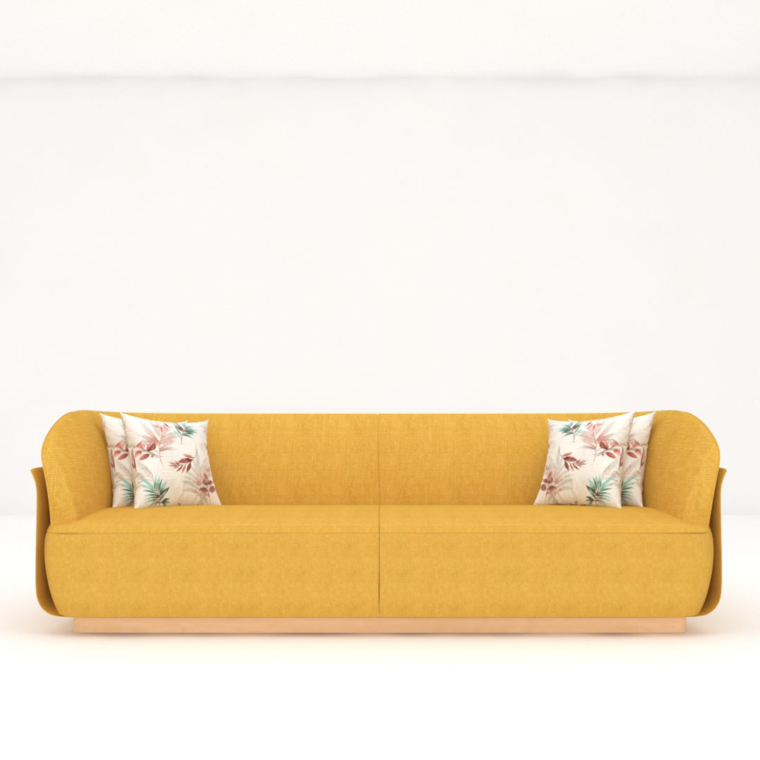 3 Seater Sofas (In Yellow Color)