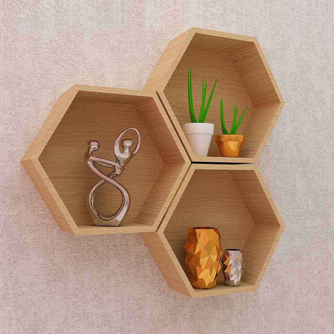 Honeycomb Hexagon Shelf