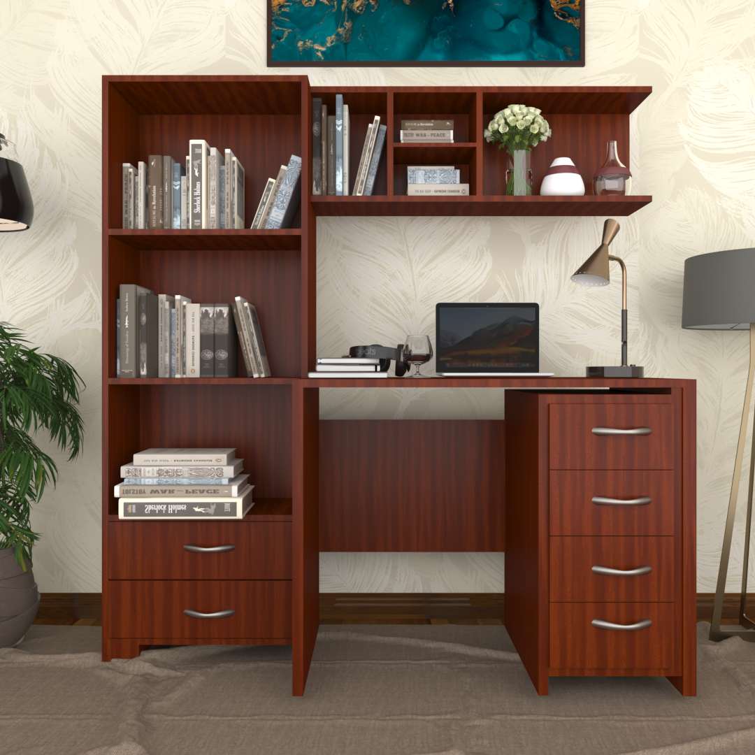 New Study Unit Fusion Maple In Multy Storage & Display Unit