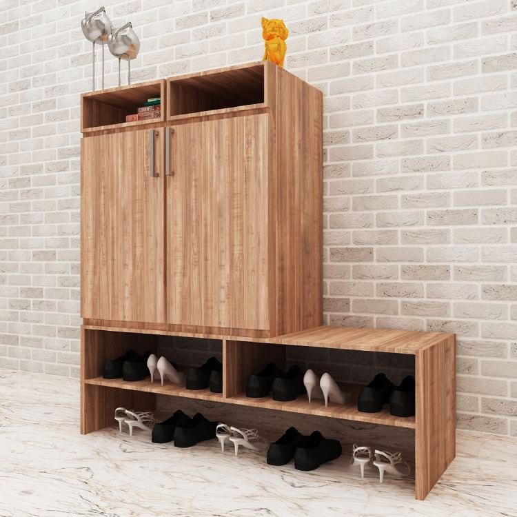 Buy Ramiro Solid Wood Open Shoe Rack In Natural Finish at 9% OFF by  Casacraft from Pepperfry | Pepperfry