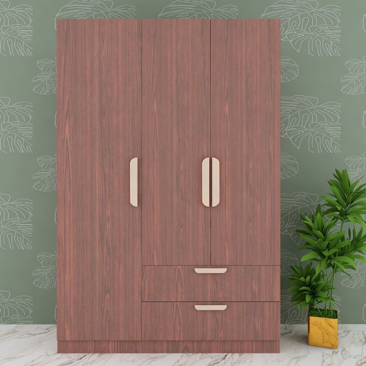 3 Door Wardrobe (In Rose Wood)