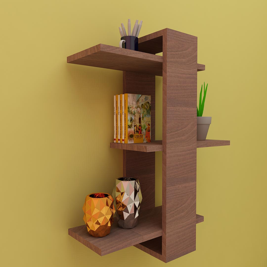 Tree Shape Floating Shelf