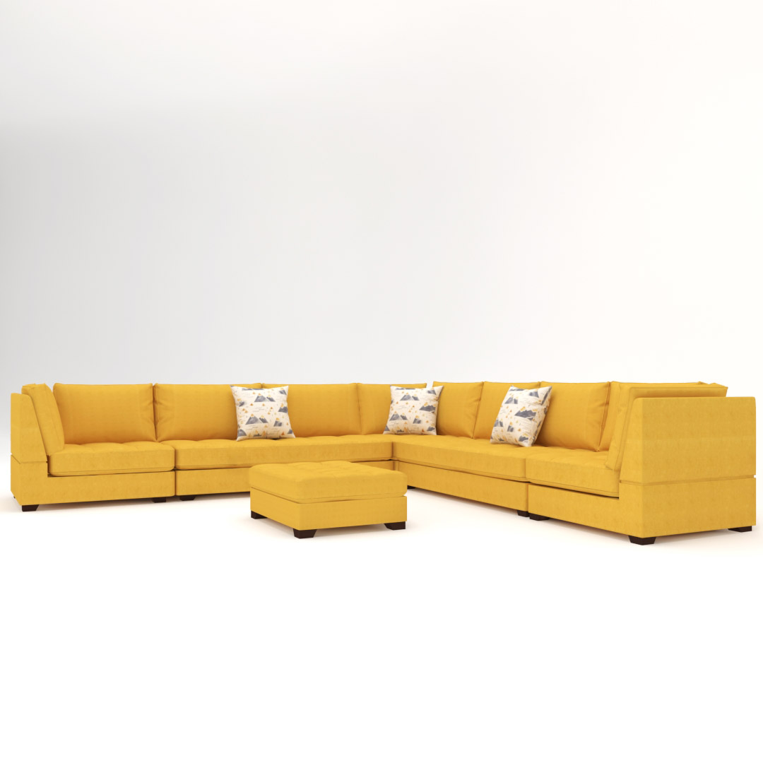 7 Seater LHS Sectional Conner Sofa