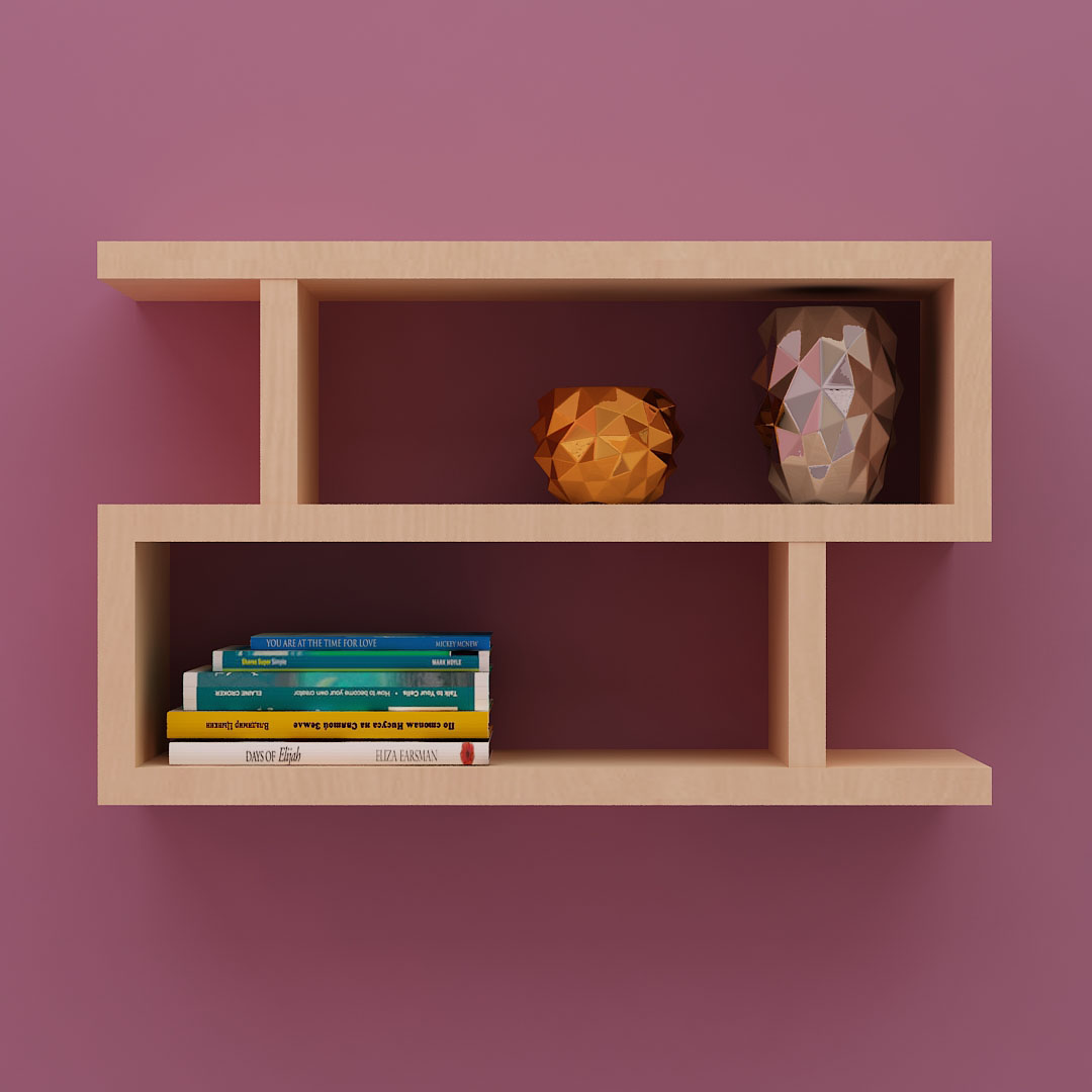 Wooden Wall Shelf