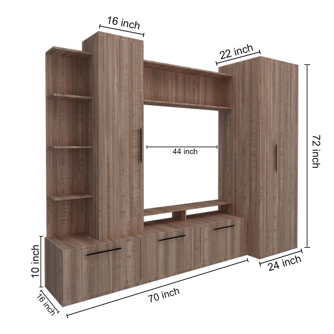 Amazing Tv Cabinet In English Oak Dark