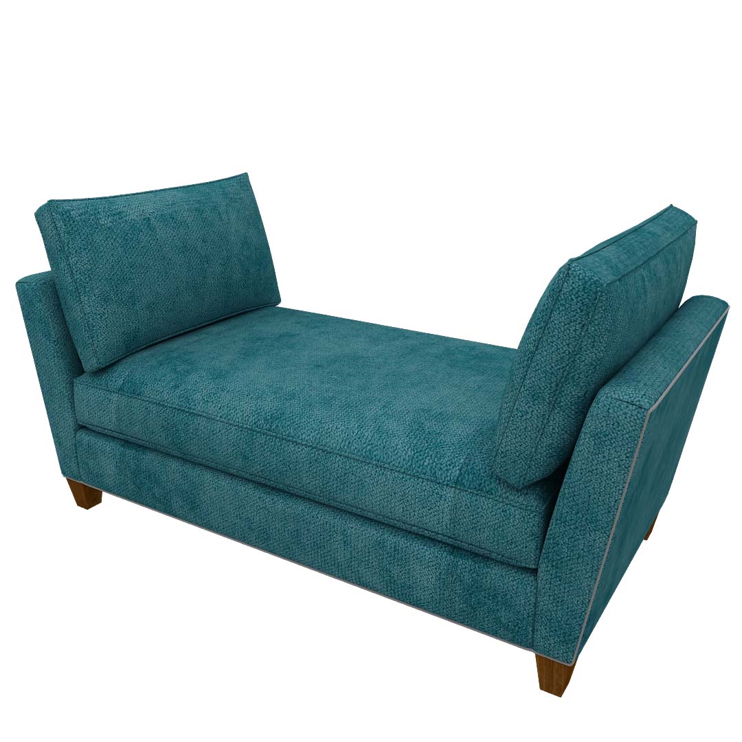 2 Seater Lounge In Peacock Green