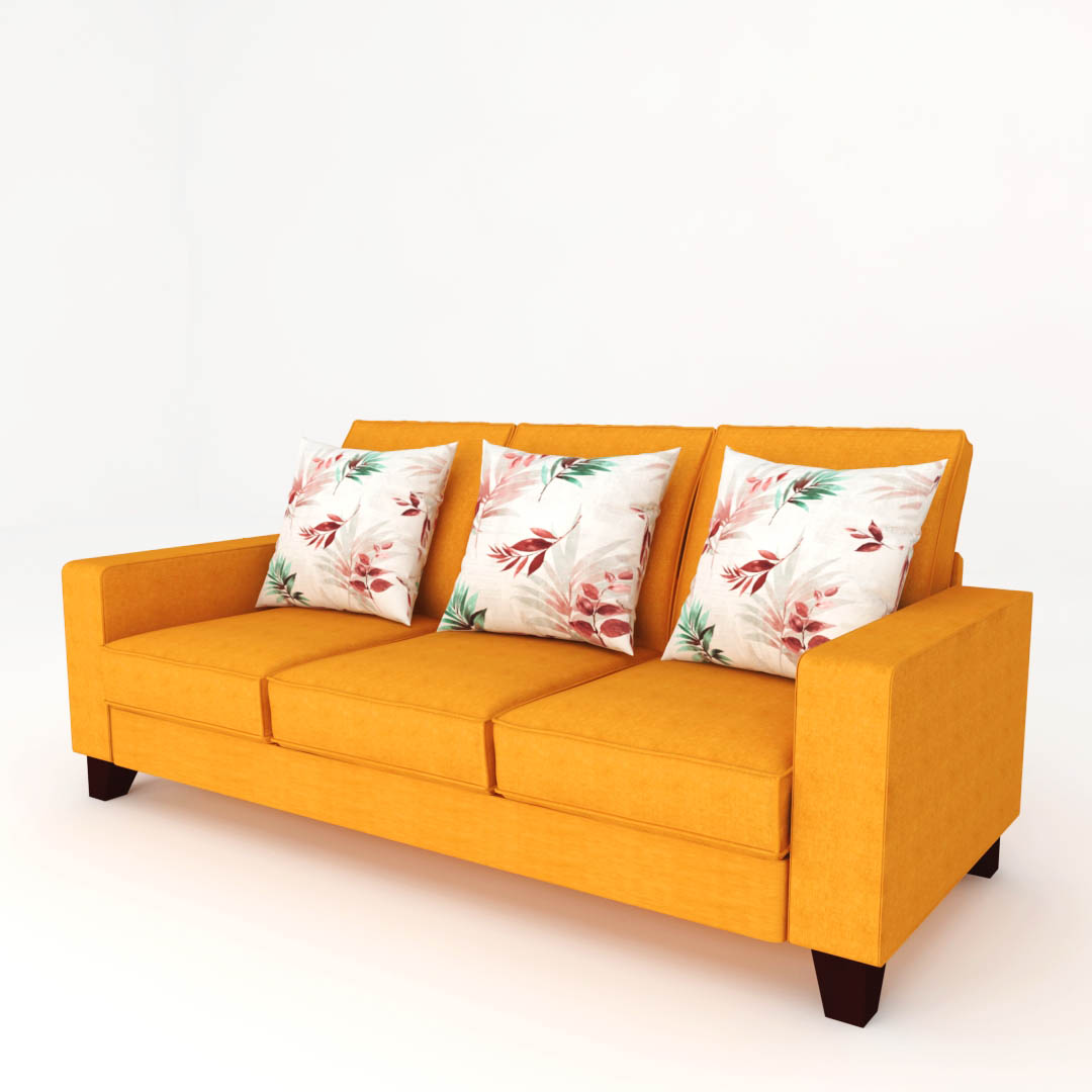 3 Seater Sofas (In Light Gold Color)