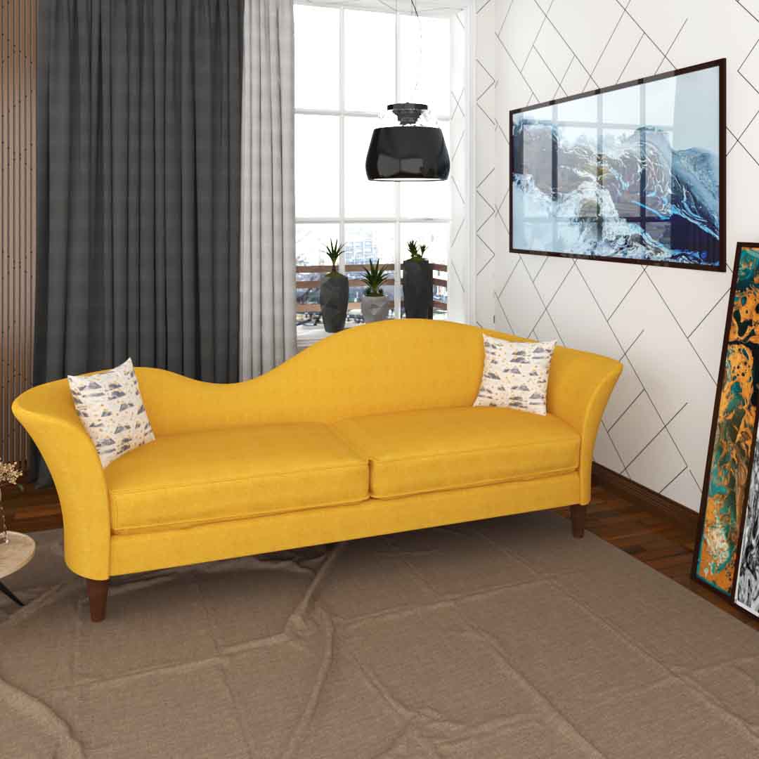 3 Seater Sofa (In Bumblebee color)