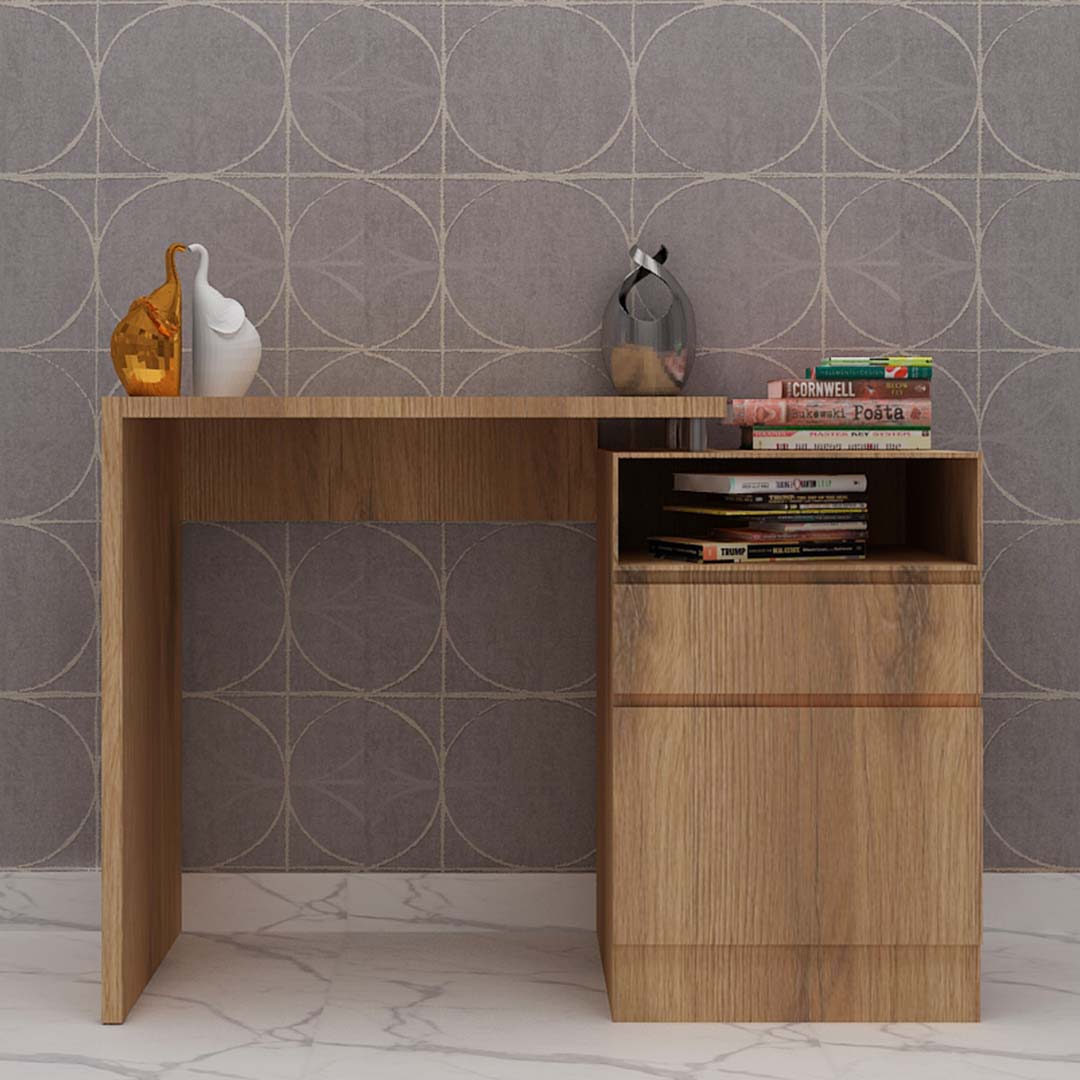Ebansal Wood Workstation Study Table For Office/Home In Matchwell