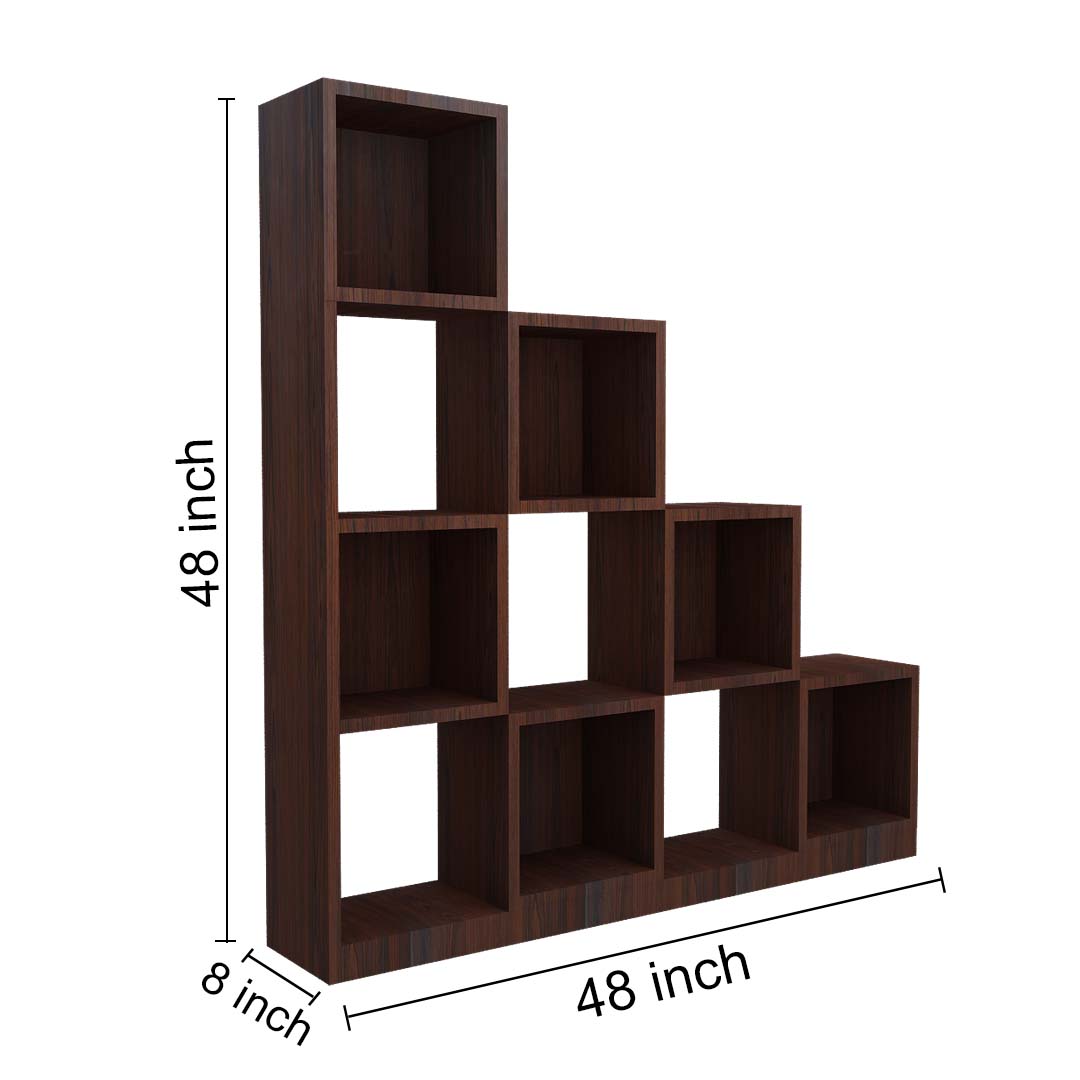 Burns 4 Shelves Book Shelf (In Rose Wood)