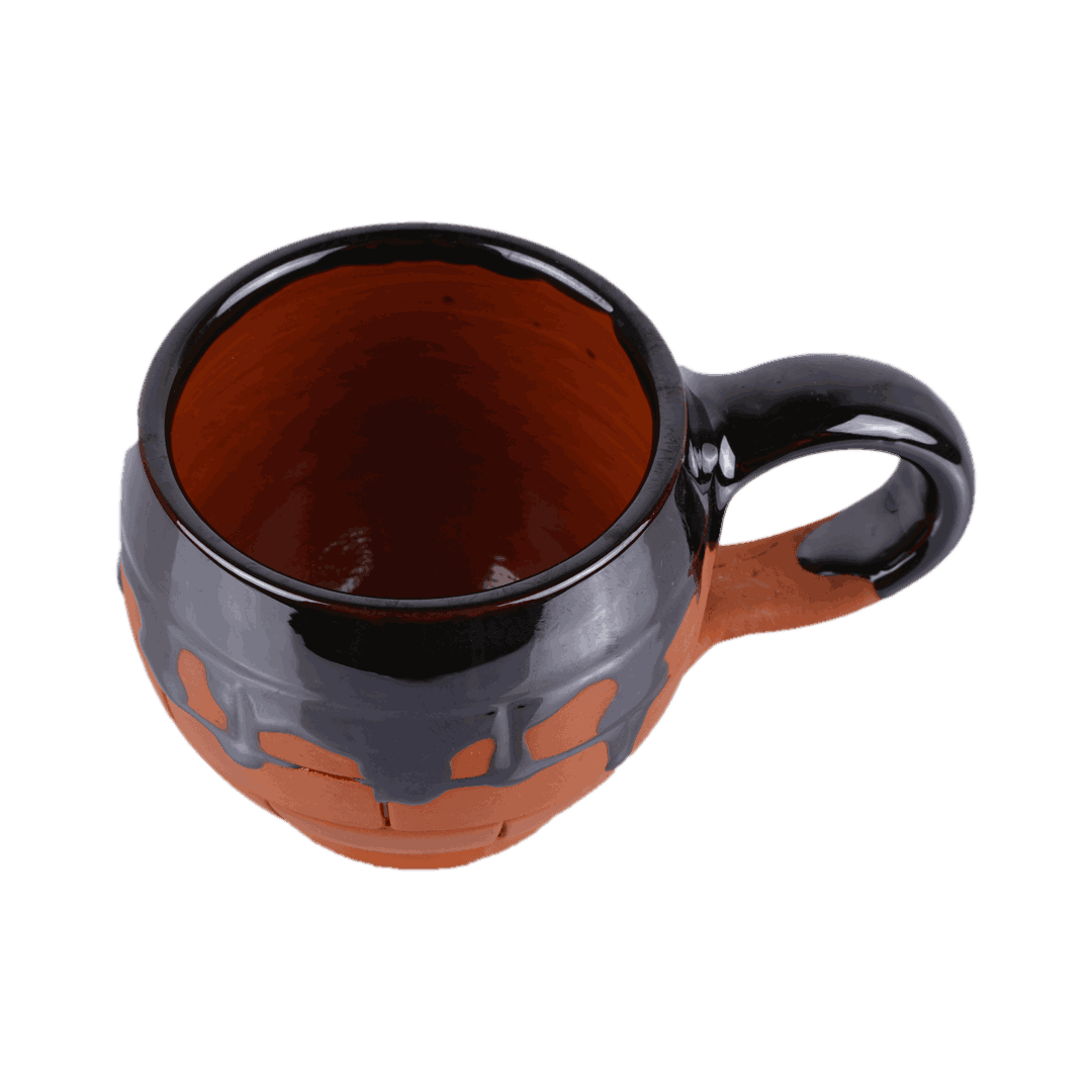 Eathen Black Grep Ceramic Cup Set(6 Pcs)