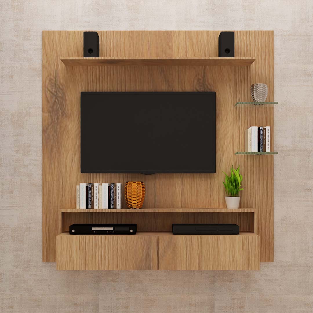 Simple Stylish Wooden Tv Unit (In Matchwell)