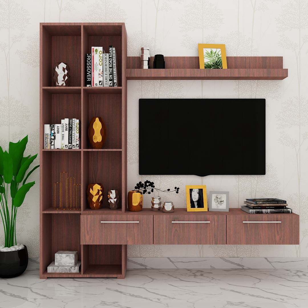 Tv Unit In Rose Wood