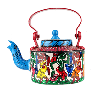 Hand Painted Colorful Kettle
