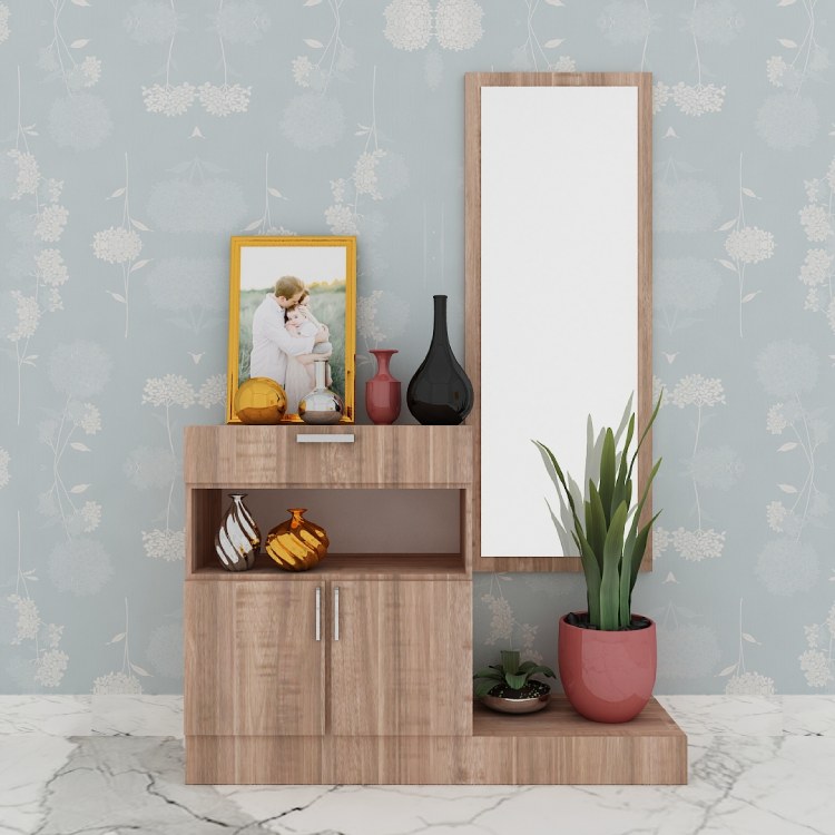 Traditional  Wood Design Dressing Table With English Oak Dark