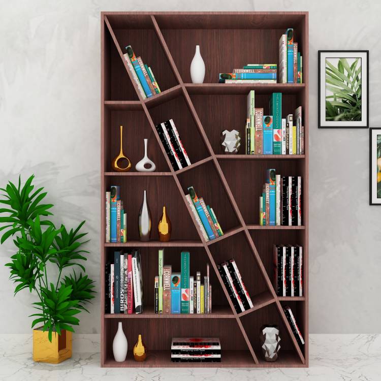 Unique Bookshelves In Rose Wood