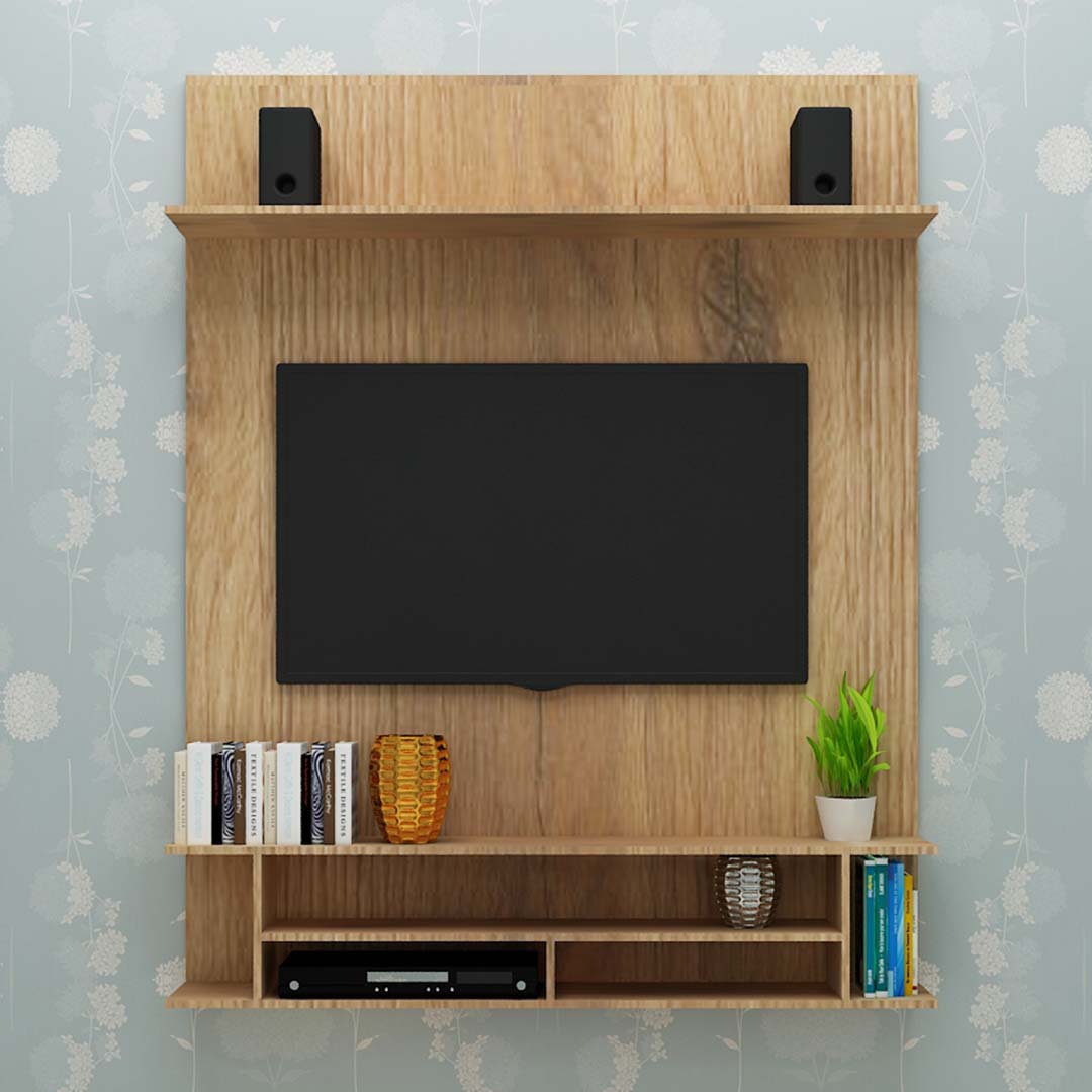 Simple Modern Tv Unit with Open Shelf (In Matchwell)
