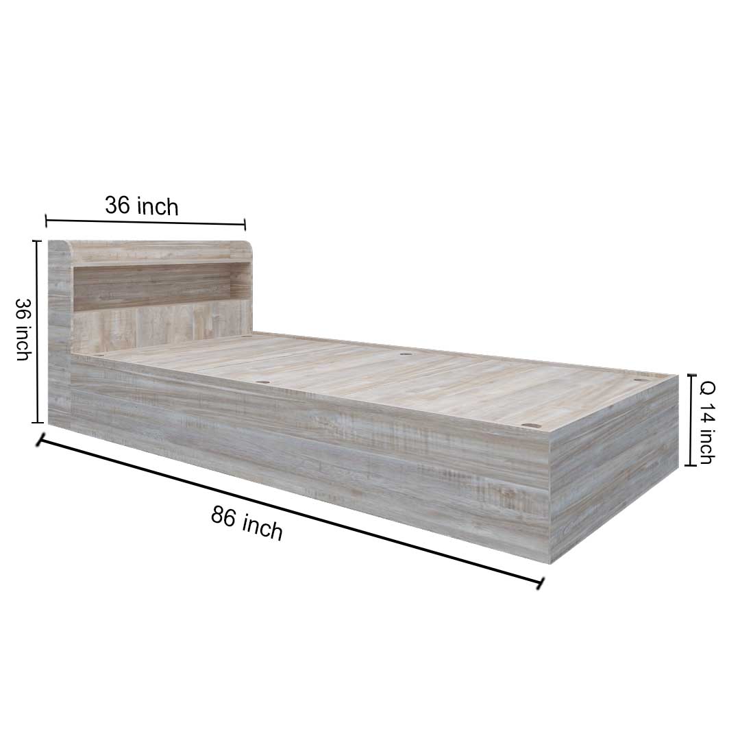  Single Bed(Single Size Bed in English Oka Light)