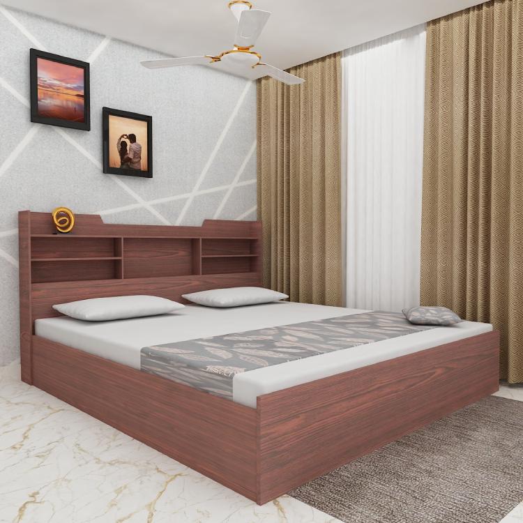 Queen Size Bed In Rose Wood 