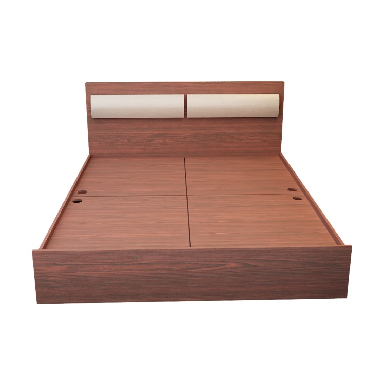 Queen Size Big Storage Bed In Rose Wood 