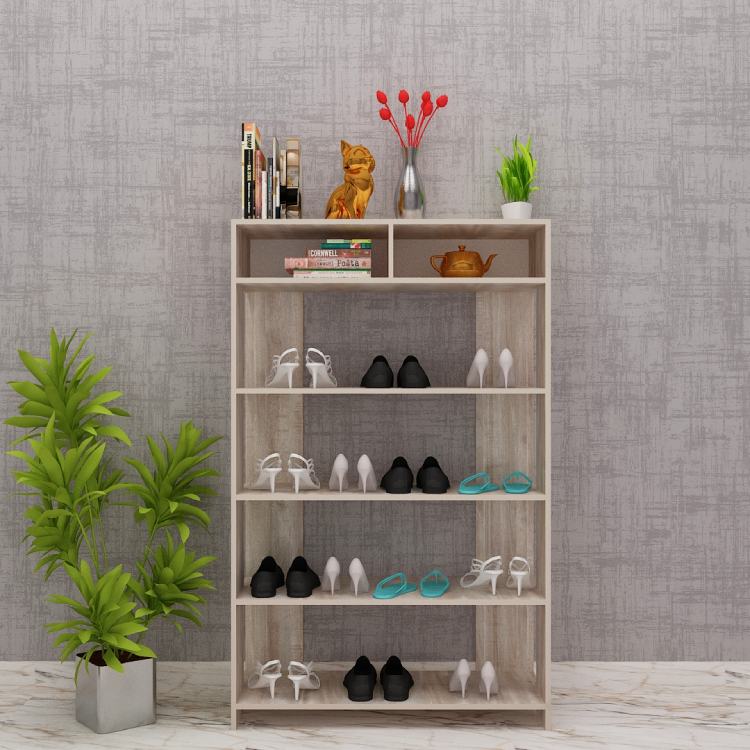 Open Shoe Rack (In English Oak Light)