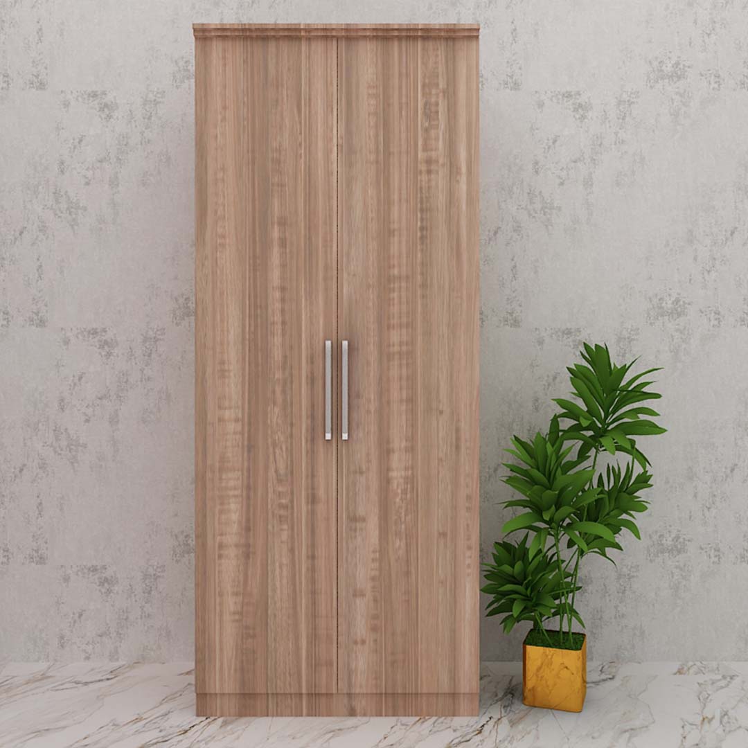 Stylish Wooden Wardrobe In English Oak Dark